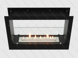 Встроенный биокамин Lux Fire Сквозной 730 S