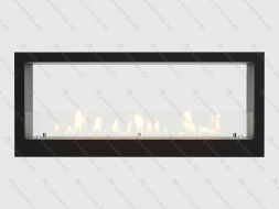 Встроенный биокамин Lux Fire Сквозной 1130 S