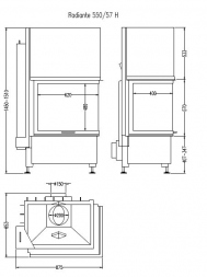 Топка Hark Radiante 550/57 H