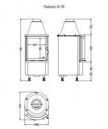 Топка Hark Radiante 60 RK ECOplus