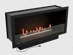 Встроенный автоматический биокамин Lux Fire Кабинет 1270 А