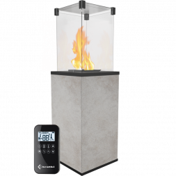 PATIO/MINI/G31/37MBAR/Q/O/G, OXIDE GRIGIO, с пультом ДУ