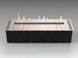 Автоматический биокамин Lux Fire Smart Flame 800 RC INOX