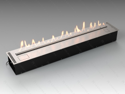 Автоматический биокамин Lux Fire Smart Flame 1600 RC INOX