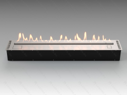 Автоматический биокамин Lux Fire Smart Flame 1600 RC INOX