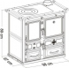 Печь-плита DESIRE Idro 860 (ecrue) - Sideros