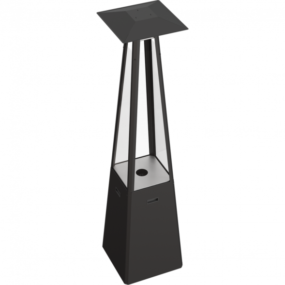 УЛИЧНЫЙ НАГРЕВАТЕЛЬ НА ГАЗУ UMBRELLA/C/G30/37MBAR/S/ZE)- черный, с газовым оборудованием