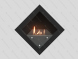 Настенный биокамин Lux Fire &amp;quot;Диамант 1&amp;quot; XS