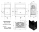 Топка OLIWIA/P/BS, Г-образное стекло справа